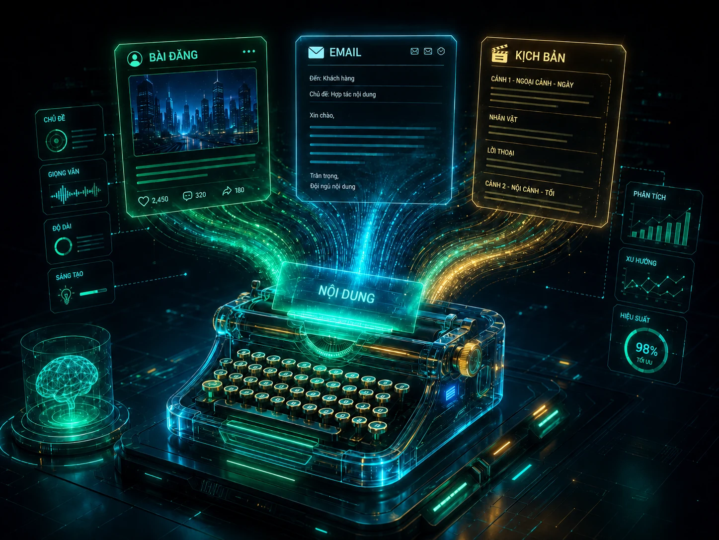 Minh hoạ Level 4 — Tạo nội dung chữ chuyên nghiệp